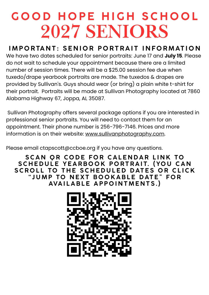 Senior Portrait Flyer
