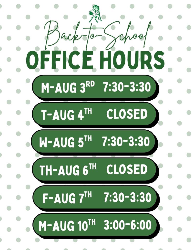 back to school office hours