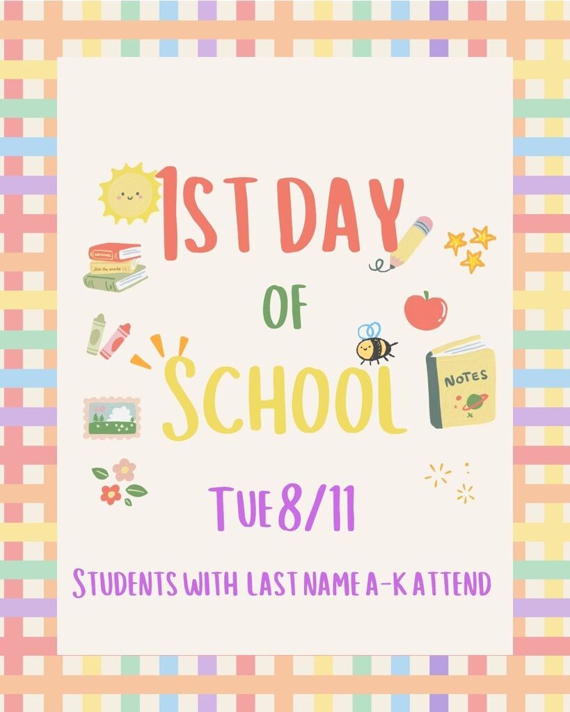 First day of school