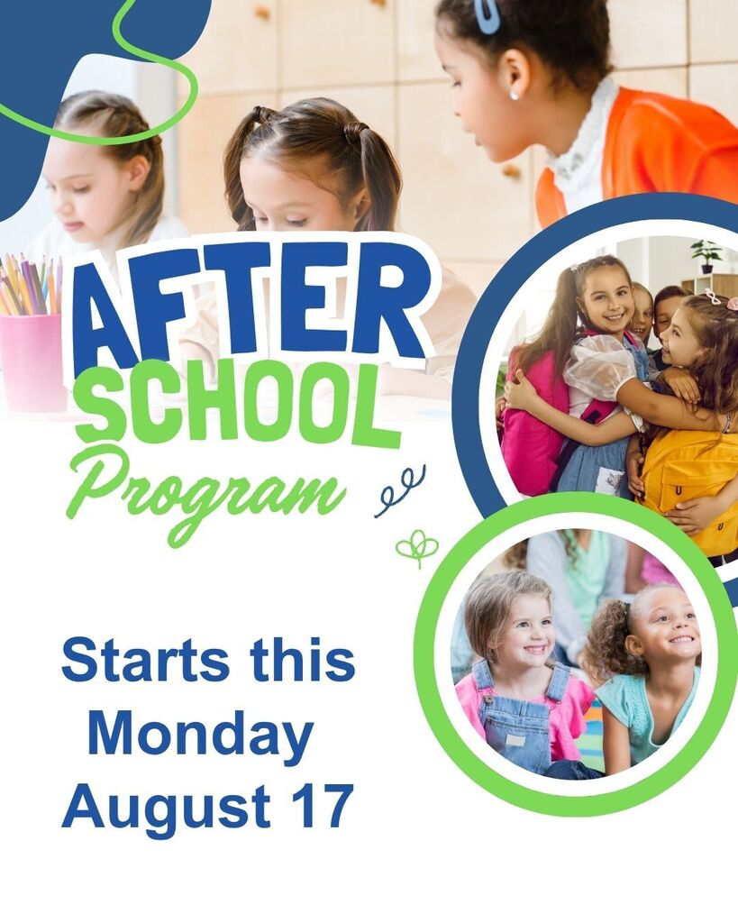 After school program starts this monday august 17