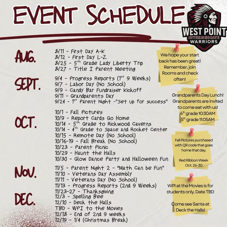 upcoming events 