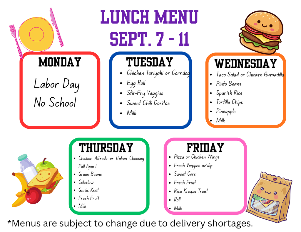 Lunch Menu