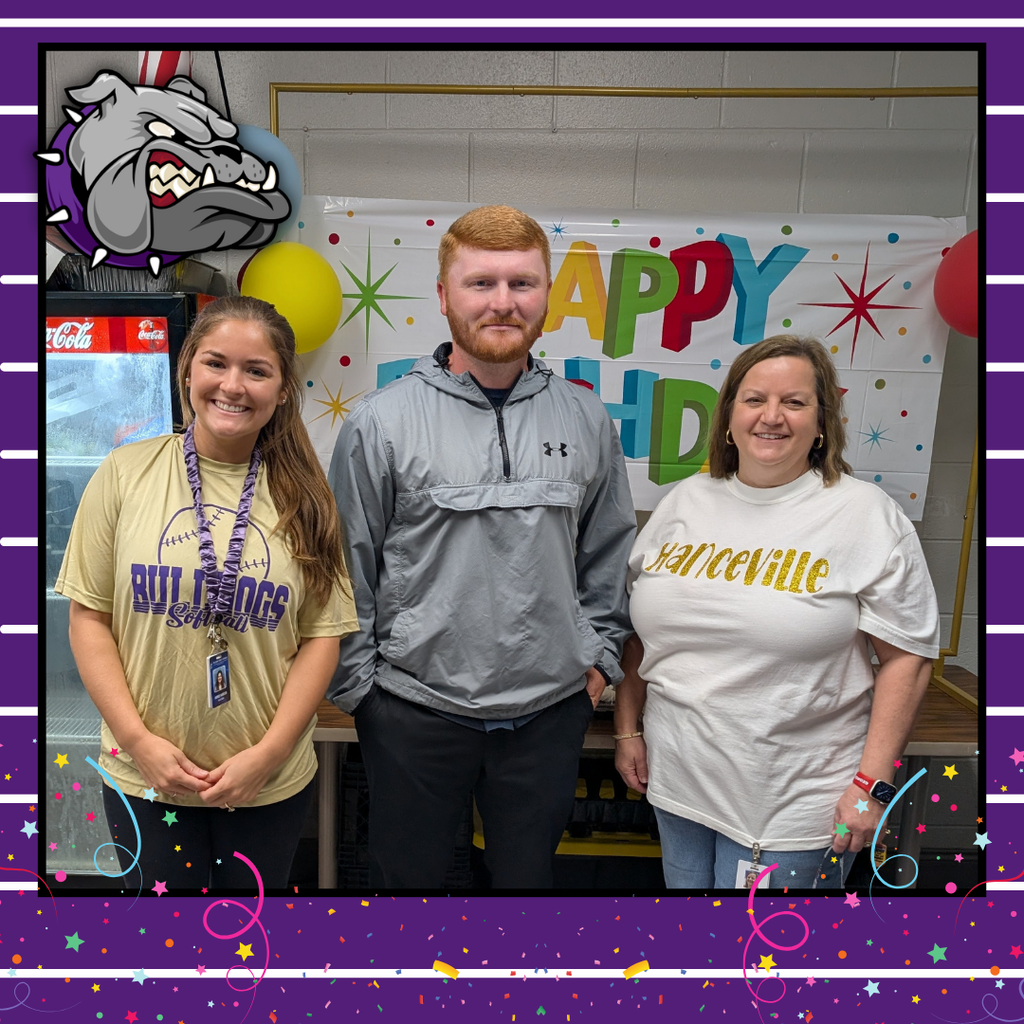 Happy birthday to Mr. Jones, Mrs. Harbison, and Mrs. Kubia.