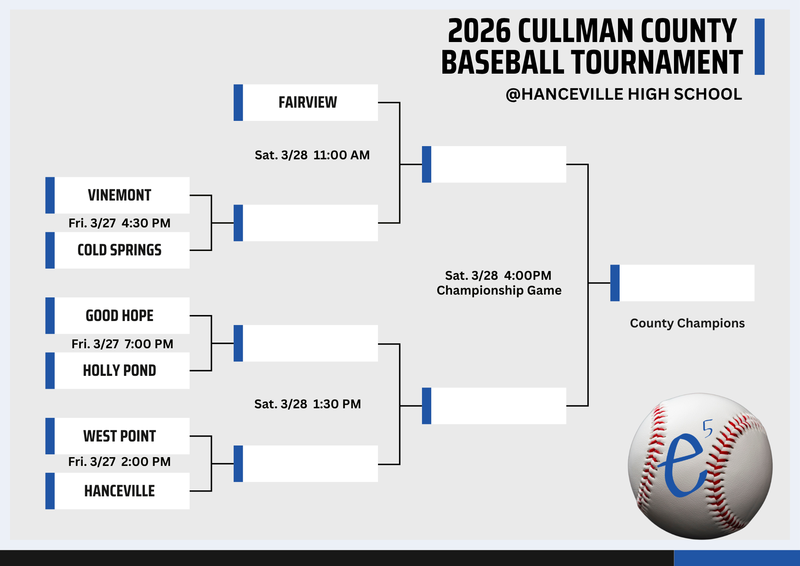 Cullman Co Baseball Tourn 26