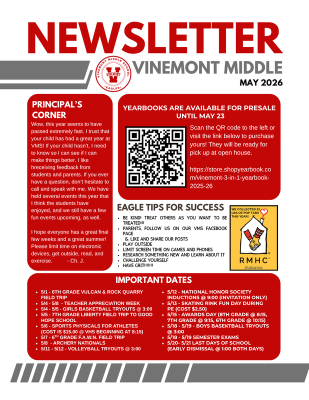 May Newsletter