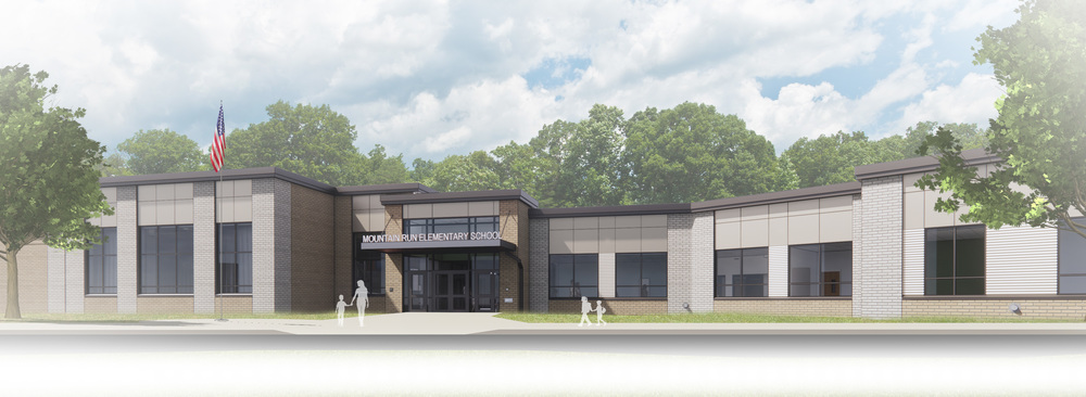 artist rendering of mountain run elementary