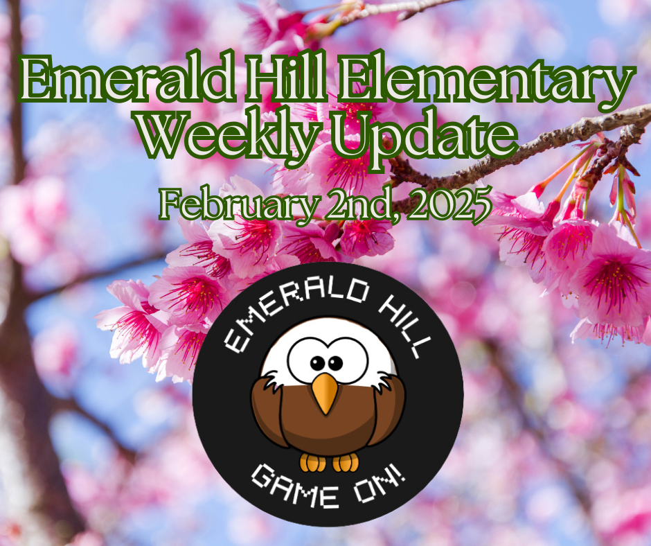 Emerald Hill Elementary Weekly Update February 2nd 2025 Game on!