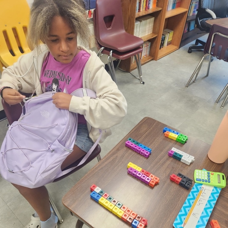 Channeling his inner "Mrs. Standley" (recently retired math specialist), Mr. Hallett's 5th graders worked on an activity for prime and composite numbers.