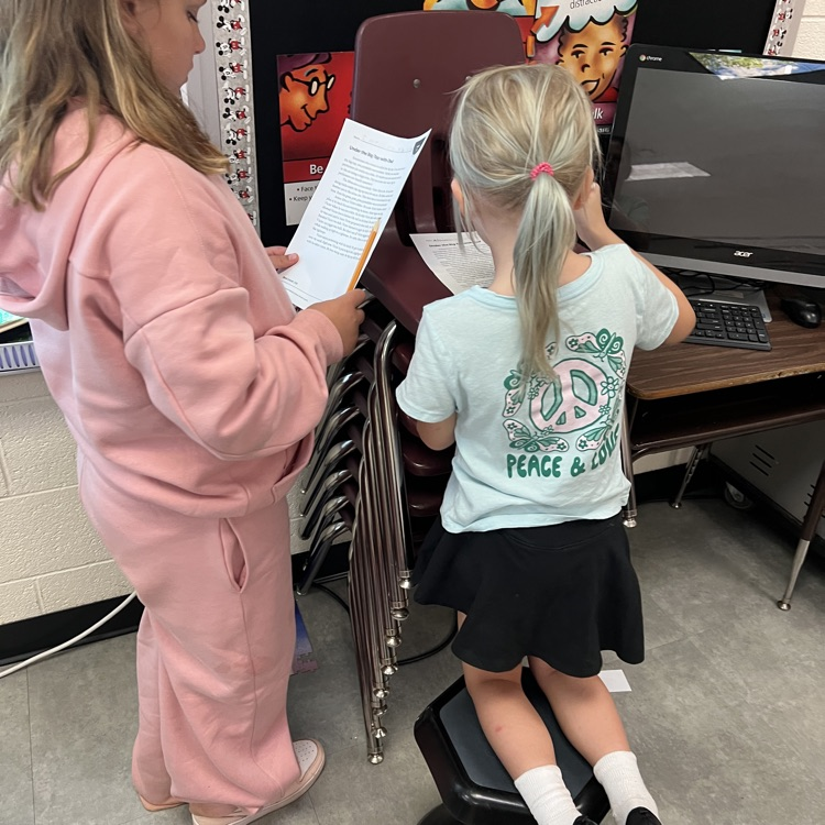 This week, Mrs. McFarland's 3rd graders began learning a new strategy for fluency practice. Students worked in pairs and helped each other with words they found challenging. We can't wait to use this fluency reading practice every day!