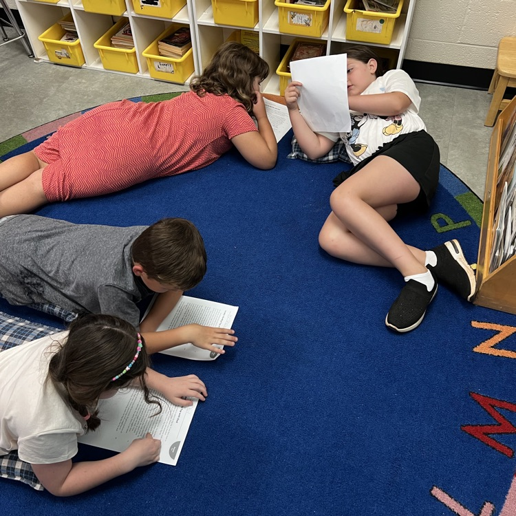 This week, Mrs. McFarland's 3rd graders began learning a new strategy for fluency practice. Students worked in pairs and helped each other with words they found challenging. We can't wait to use this fluency reading practice every day!