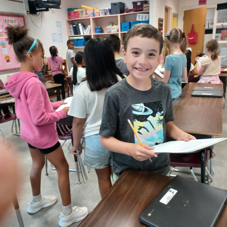 Ms.C's third graders are busy collecting data so they can create their own bar graphs and pictographs.  