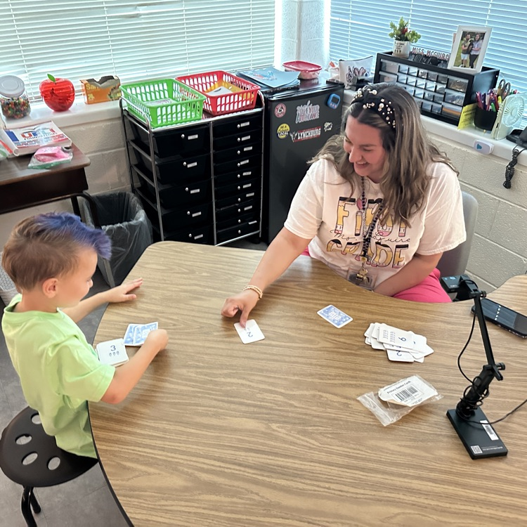 Miss McGuire's first graders showed off what they know about comparing numbers!