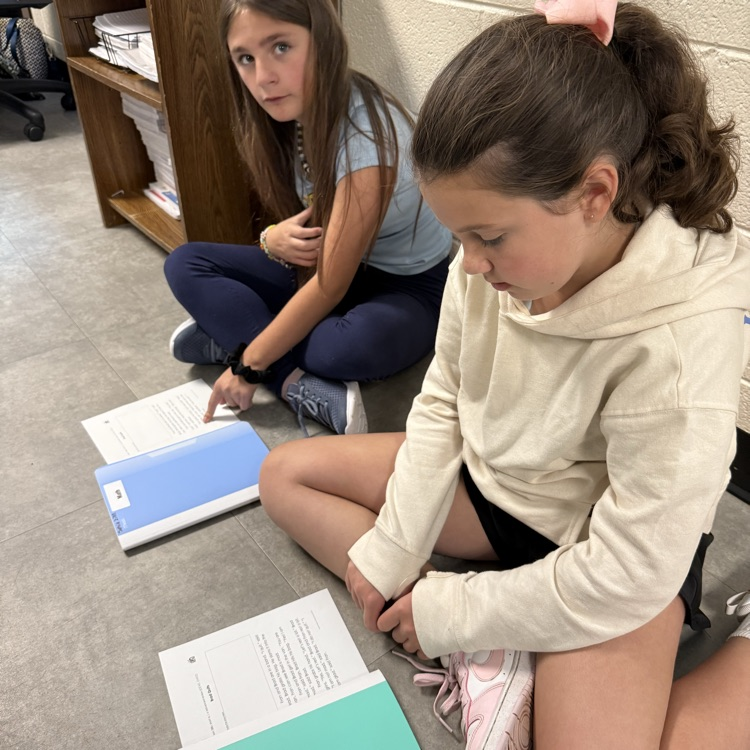 Mrs. Day’s 5th grade class integrating “partner reading” in their daily routine to improve fluency.