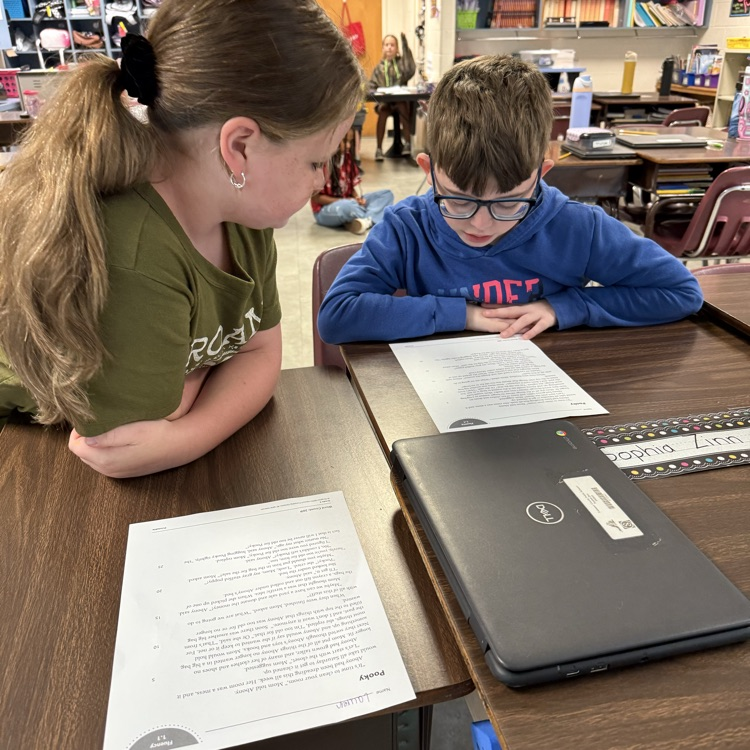 Mrs. Day’s 5th grade class integrating “partner reading” in their daily routine to improve fluency.