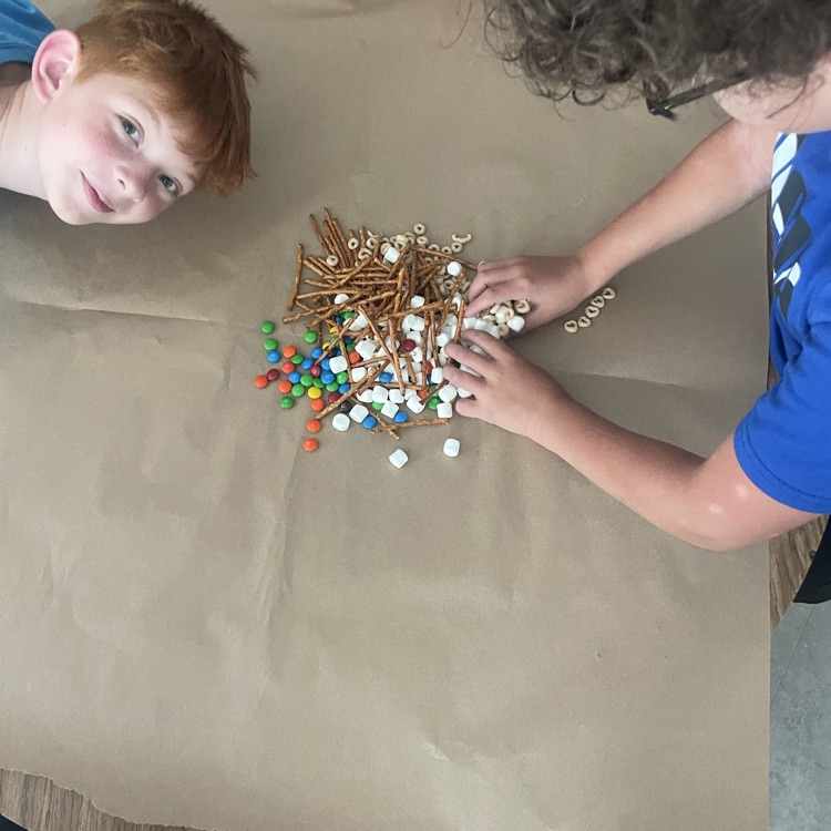 Students in 5th grade used 2 or more substances to create a mixture and were still able to separate them out due to the fact that the substances still kept their original properties (Berger and Sheads classes pictured)