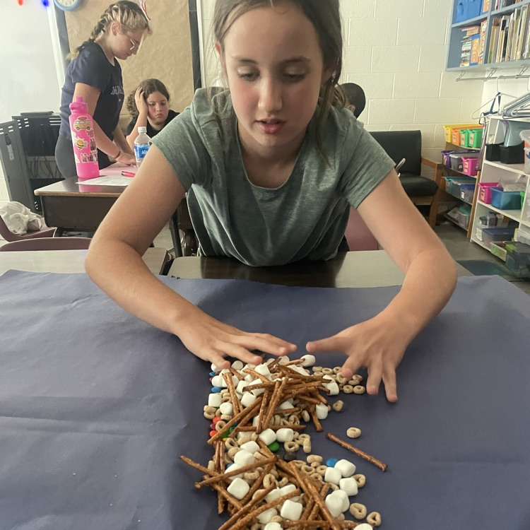 Students in 5th grade used 2 or more substances to create a mixture and were still able to separate them out due to the fact that the substances still kept their original properties (Berger and Sheads classes pictured)