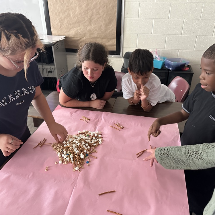 Students in 5th grade used 2 or more substances to create a mixture and were still able to separate them out due to the fact that the substances still kept their original properties (Berger and Sheads classes pictured)