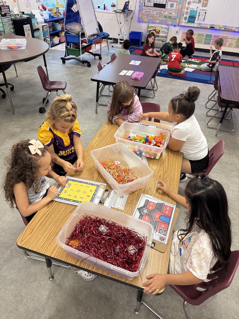 Miss Epstein's kindergarteners celebrated Jersey Day and Fun Friday today!