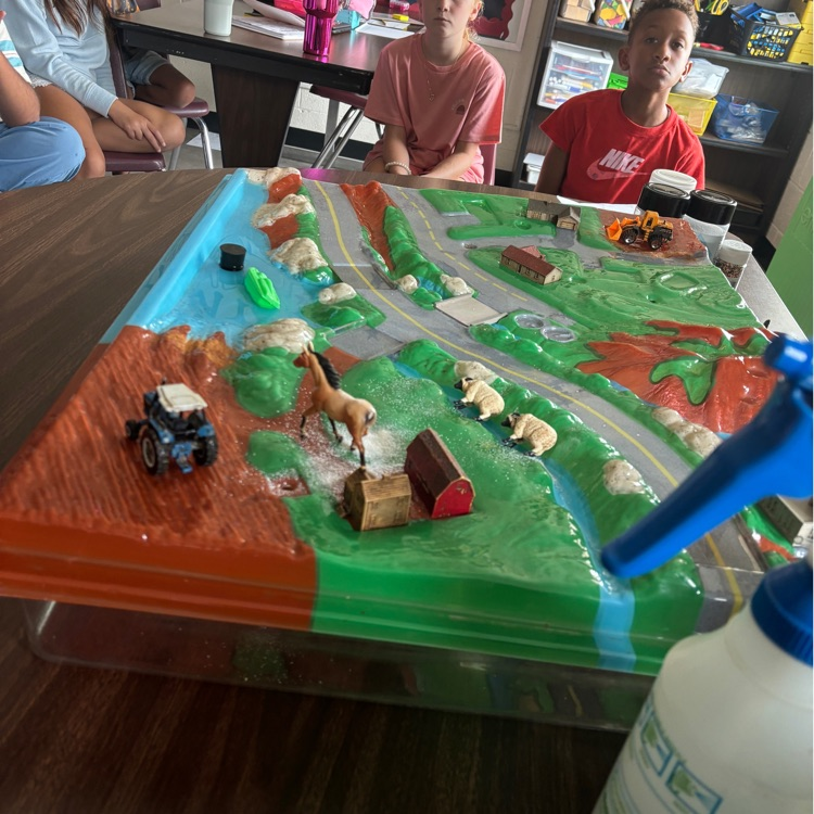 AGR 4th graders got a visit from Stephanie DeNicola from Culpeper Soil and Water Conservation District to discuss watershed!  Thanks CSWCD!