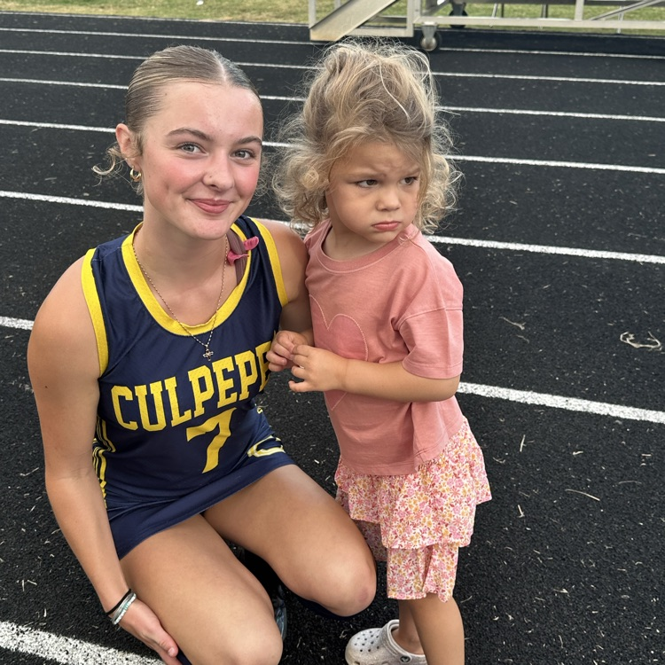 It was great to have the Little Blues join us tonight at the field hockey gams. They cheered the Blue  Devils on to two victories against Spotsylvania; both JV and varsity won! #ForksUp