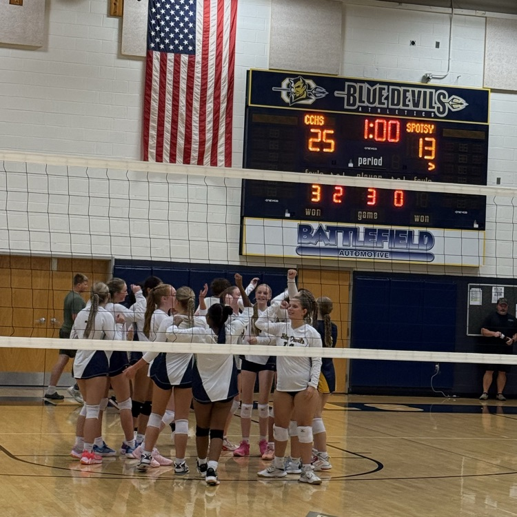 Volleyball swept Spotsy tonight winning JV and Varsity matches in front of a fun student section for the game of the week! #ForksUp