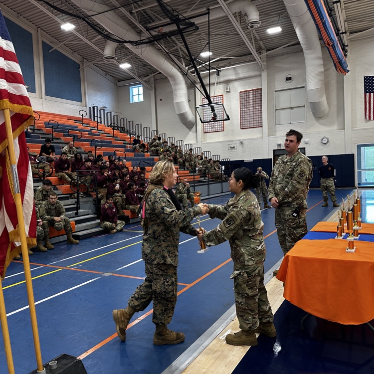 Our JROTC female team took 2nd place overall for the Raider Meet at Orange County High School. #BDP #BetterEveryDay #ForksUp 