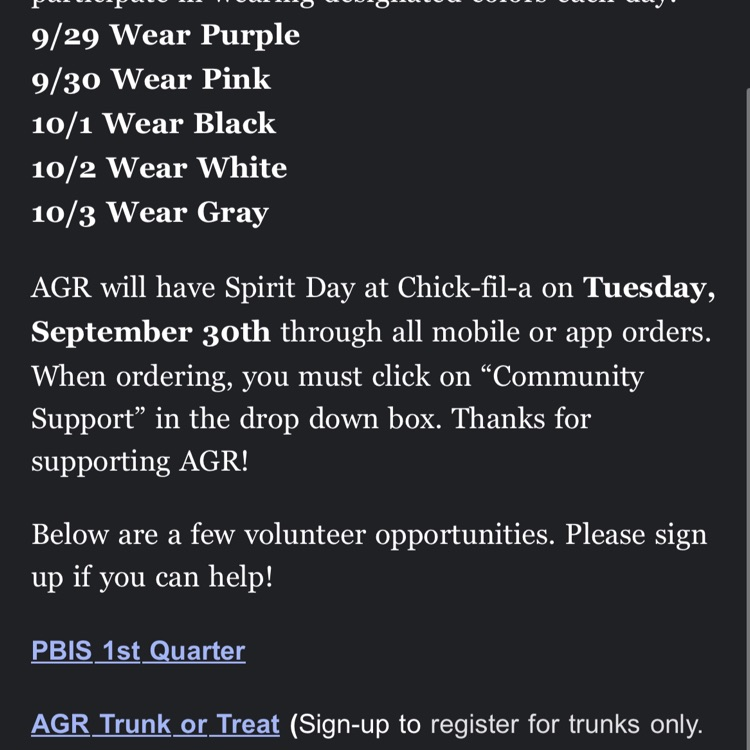 Here is today's robo call.  Please call (540) 825-0616 for questions.