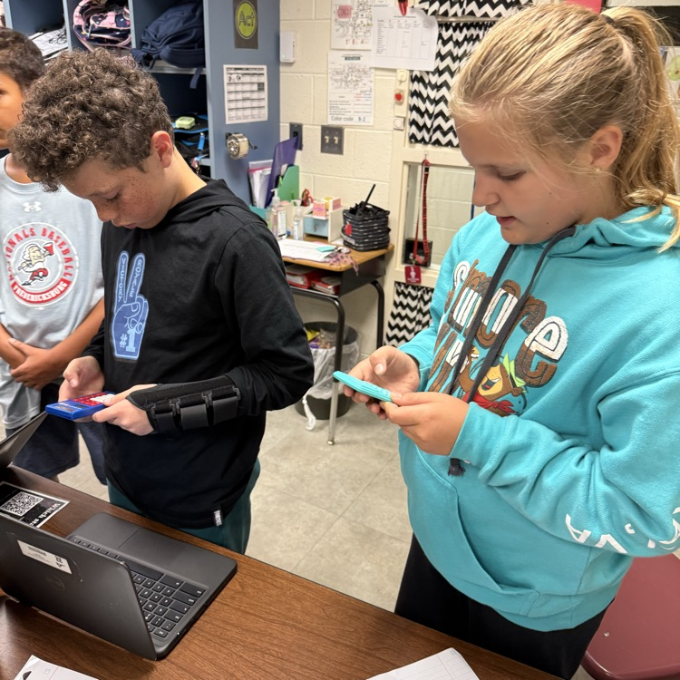 AGR fifth graders worked this week on a math break out covering the order of operations prime and composite numbers and multi step word problems.  Pictured here is Mrs. Day's class.  So far the success rate has been 100%.!