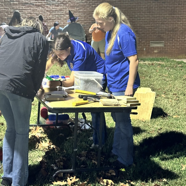 Our FFA collaborated with the drama department to put on an amazing haunted trail event. #BDP #BetterEveryDay #ForksUp