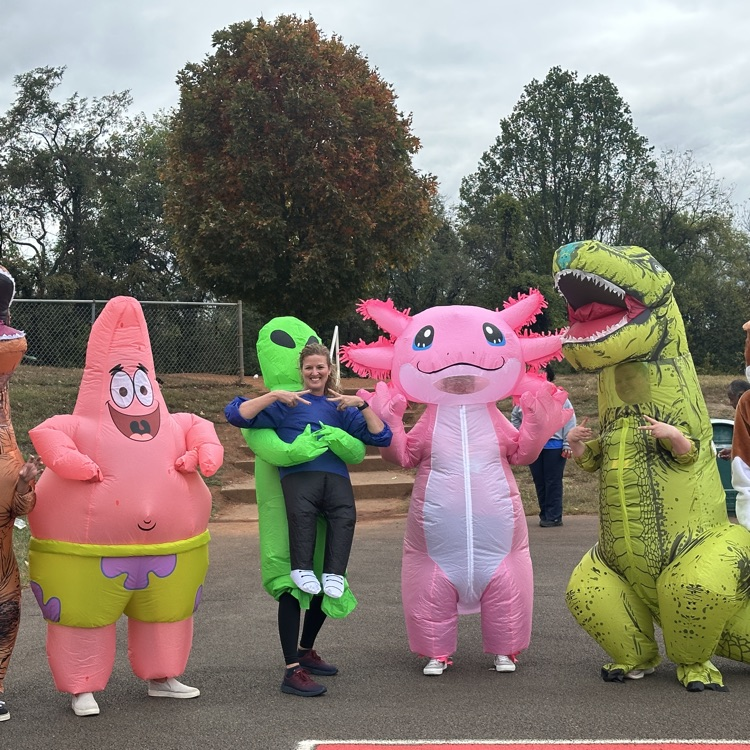 pictured here is the AGR fun run inflatable race