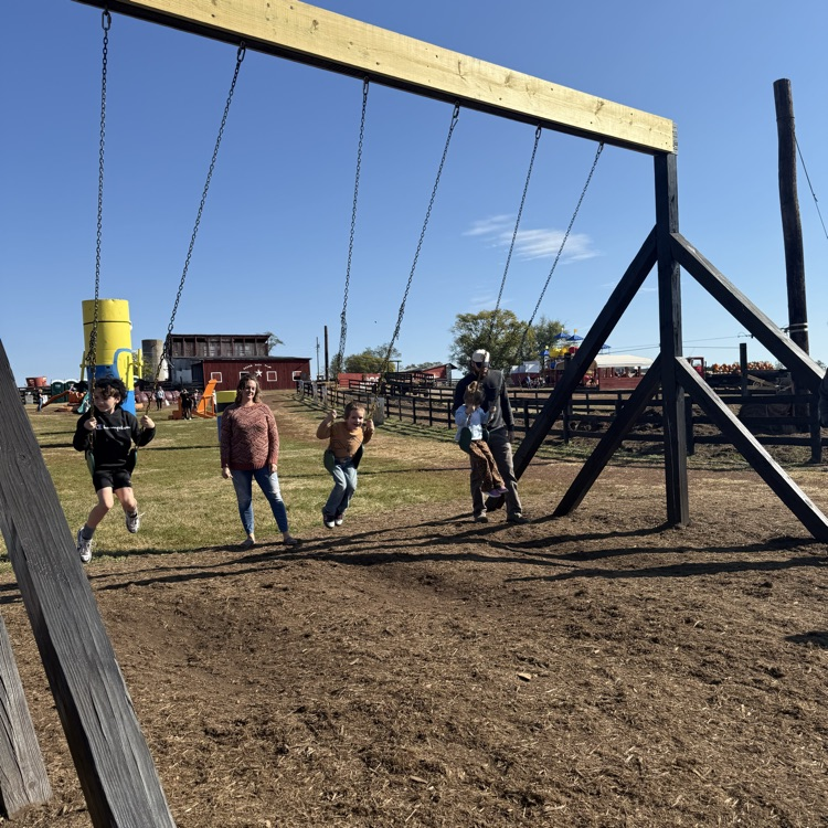 Early Childhood Education II students and Little Blues Preschool had a great time at Round Hill Farm and pumpkin patch. #BetterEveryDay #BDP #ForksUp