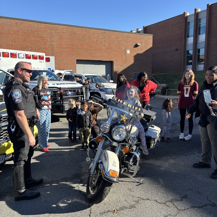 Thank you, Culpeper County emergency services and sheriff's department for visiting the Little Blues preschool program today!