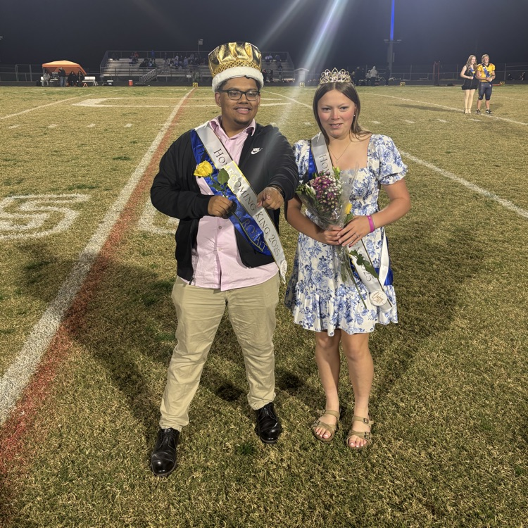 Congratulations to our homecoming King, Tim Winchell, and Queen, Kaitlyn Postelle