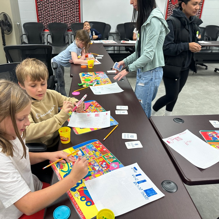 Have you ever used Play-Doh to learn about arrays?  Thanks to some parent volunteers, Mrs. McFarland's third graders did today!