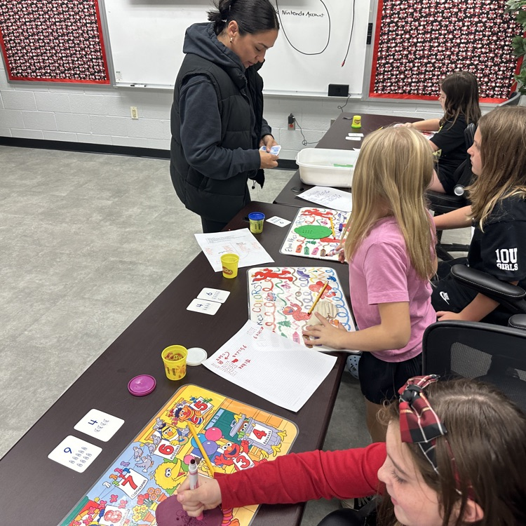 Have you ever used Play-Doh to learn about arrays?  Thanks to some parent volunteers, Mrs. McFarland's third graders did today!
