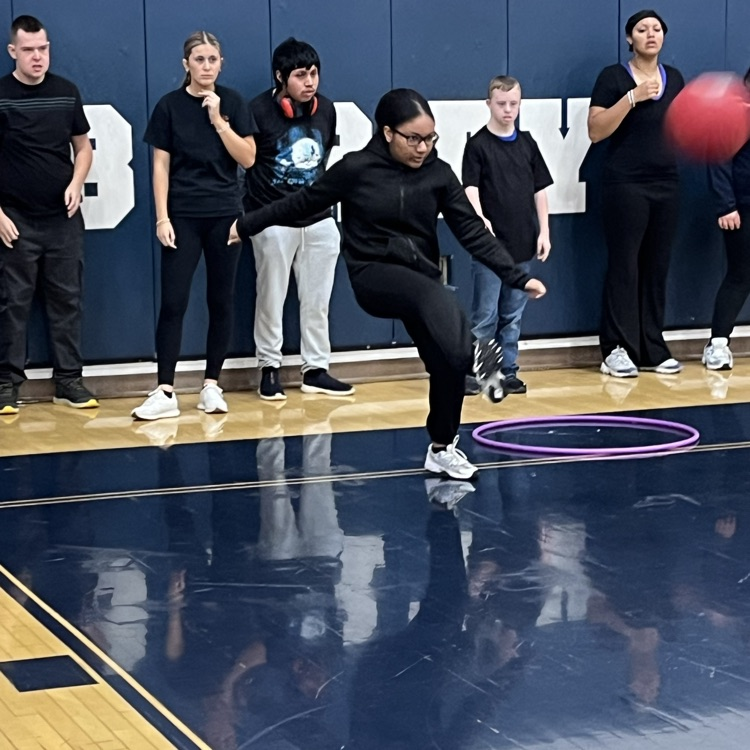 Our Medford basketball team became multi-sport athletes this week. We played unified kickball with Liberty and Eastern View. #BDP #BetterEveryDay #ForksUp