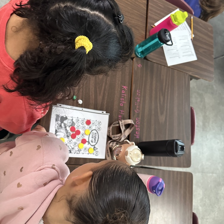 Mrs. Whites 2nd graders played a rounding game today and showed off what they've learned recently in class.