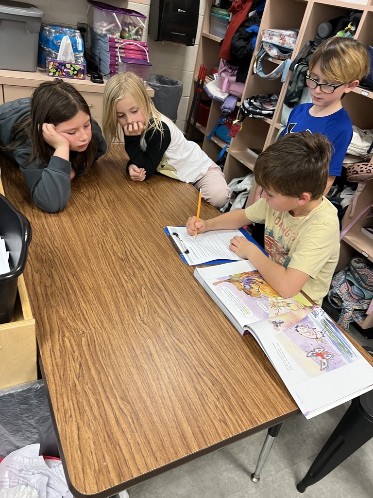 Mrs. McFarland's 3rd grade class uses word work Wednesdays to focus on weekly vocabulary. Students get in groups and discuss, define, and use each of them in a sentence and read the part of the book that defines each word. Each group presents their findings to the class. We love word work Wednesdays!