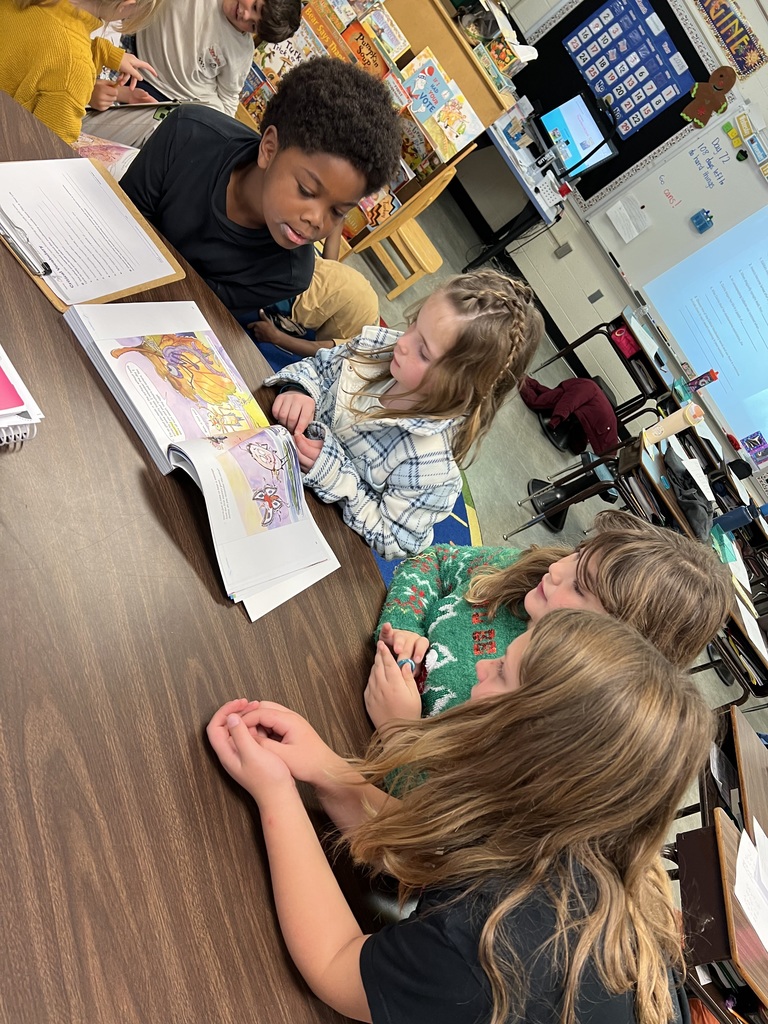 Mrs. McFarland's 3rd grade class uses word work Wednesdays to focus on weekly vocabulary. Students get in groups and discuss, define, and use each of them in a sentence and read the part of the book that defines each word. Each group presents their findings to the class. We love word work Wednesdays!