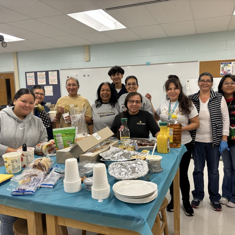 We love our custodial staff! Today, SCA showed them just how much their dedication and hard work is appreciated.  Students put together gift bags, made thank you cards, brought food, and spent time visiting with these awesome men and women.