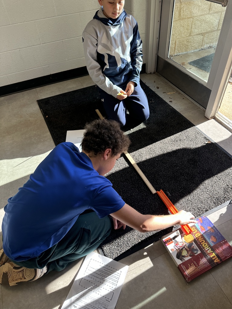 Students in Ms. Sheads' class are testing three different masses with force and motion. They are measuring the distance a cup traveled after rolling different sized balls into the cup! Everyone hypothesized correctly that the ball with more mass would push the cup furthest. Meanwhile, students in Mrs. Day's class also worked with the same concepts, except with ramps and cars.  Such great teaching and learning happens everyday at AGR!