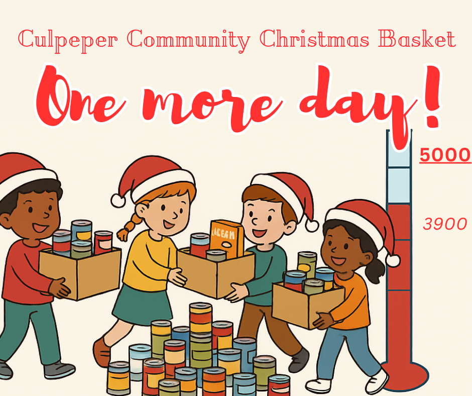 CCCB food drive one day left!