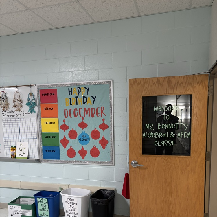 Birthday bulletin board