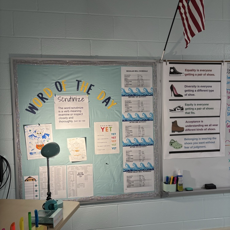 Word of the day bulletin board