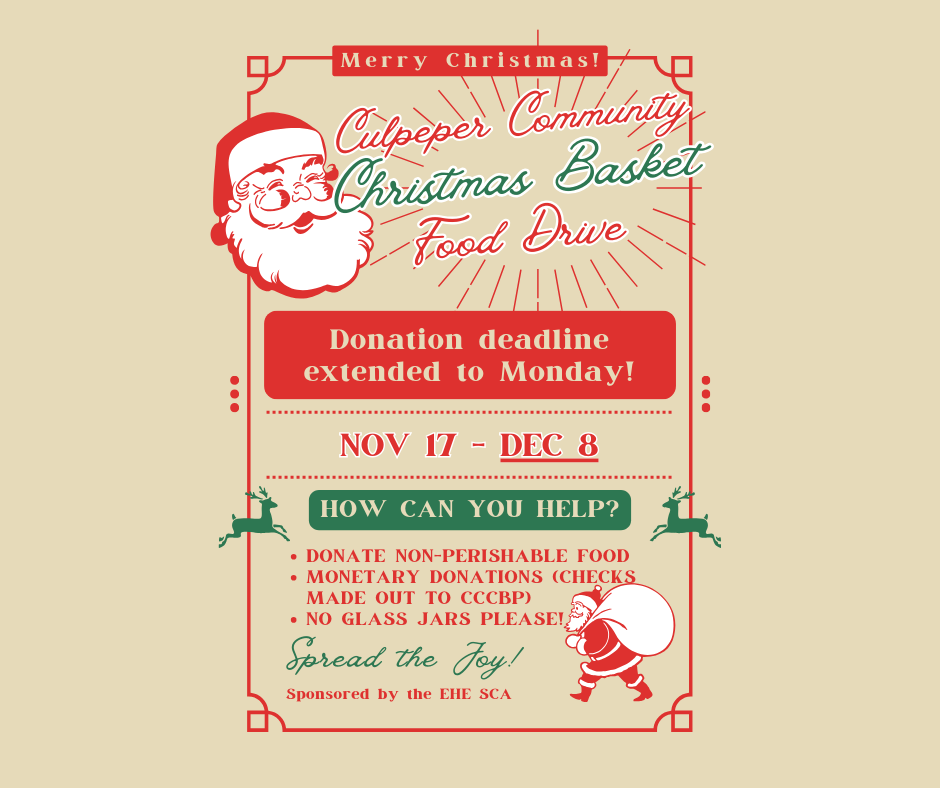 CCCB Food Drive flyer