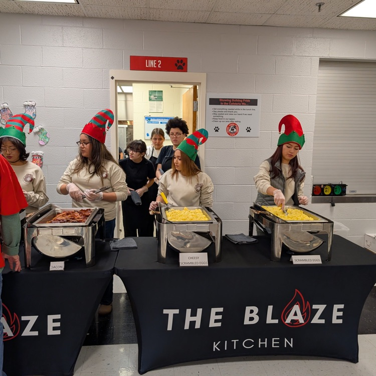 Here is The Blaze Kitchen staff, led by Chef Jay Cohen, who catered today's event. What an incredible treat to have them provide the food and help during the event.