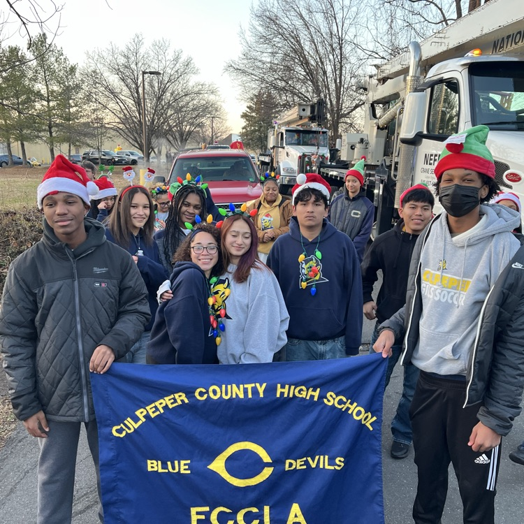 Our FCCLA had a great time in the Culpeper Christmas Parade! #BDP #BetterEveryDay #ForksUp