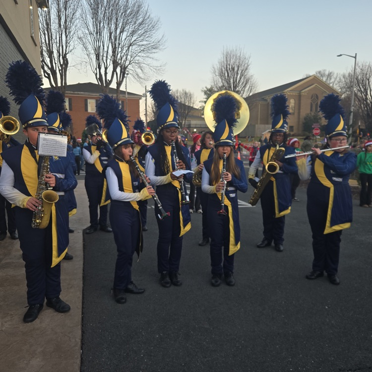 Fun times for our band marching in the Culpeper Christmas Parade! #BetterEveryDay #BDP #ForksUp
