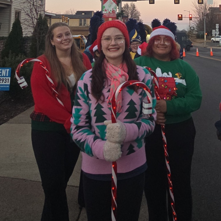Fun times for our band marching in the Culpeper Christmas Parade! #BetterEveryDay #BDP #ForksUp