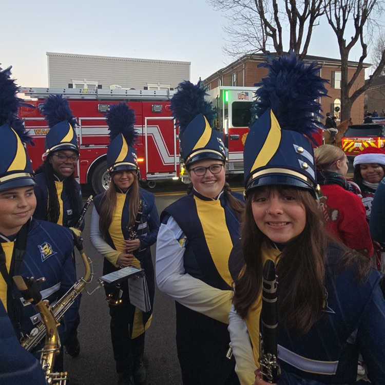 Fun times for our band marching in the Culpeper Christmas Parade! #BetterEveryDay #BDP #ForksUp